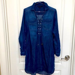 White House Black Market Denim Dress. New Never Used.